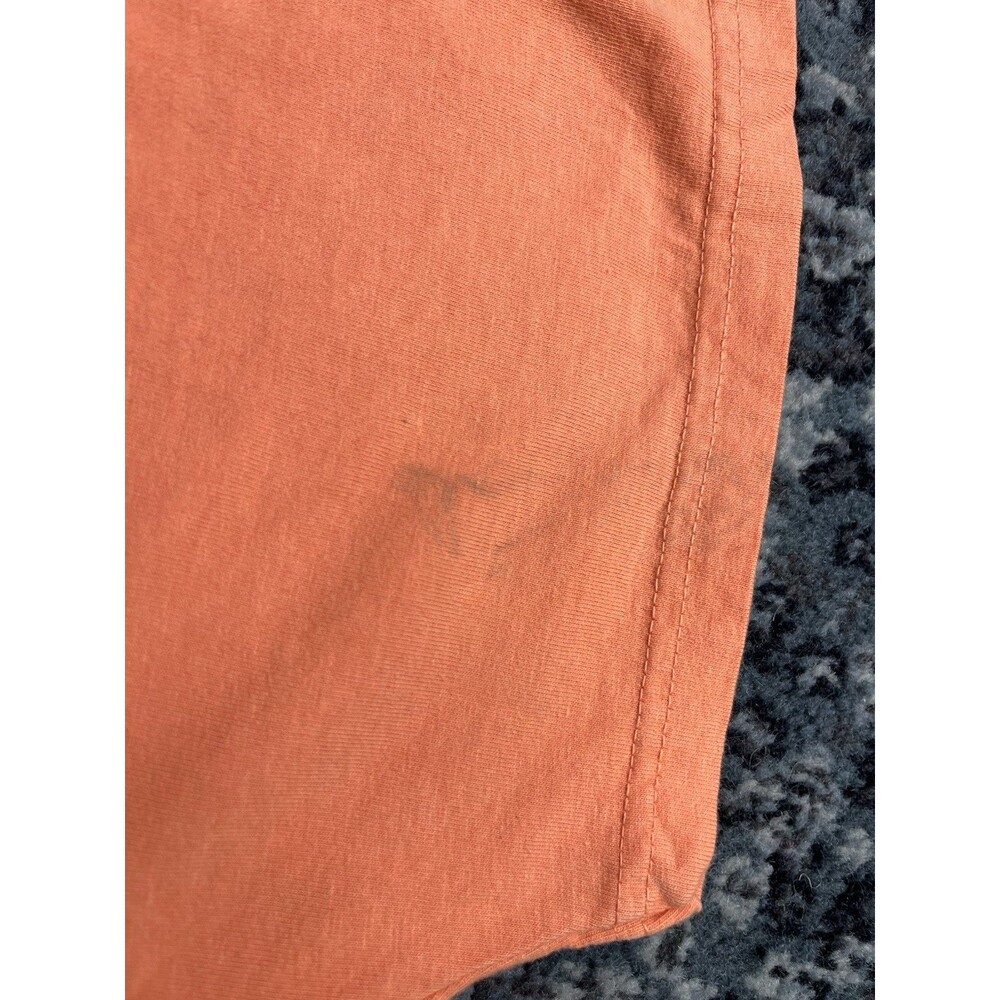 Vintage St Maarten Beach Tshirt Size Large Orange US - Picture 9 of 9